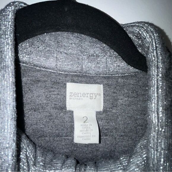 Chico’s Zenergy Quilted Zipper Front Sleeveless Vest Chicos - Picture 3 of 6